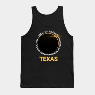 TEXAS Total Solar Eclipse 2024 Tank Top